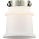Franklin Restoration Canton 1 Light 6 inch Satin Gold Mini Pendant Ceiling Light in Incandescent, Matte White, Franklin Restoration